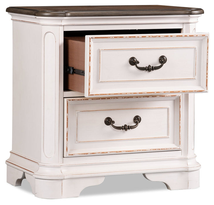 Grace Nightstand - Antique White