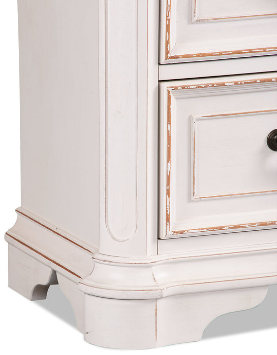 Grace Nightstand - Antique White