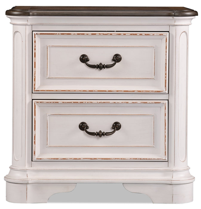 Grace Nightstand - Antique White