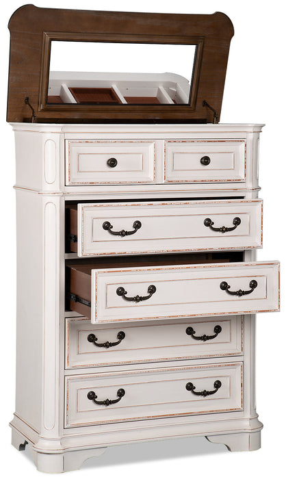 Grace Chest with Lift-Top - Antique White
