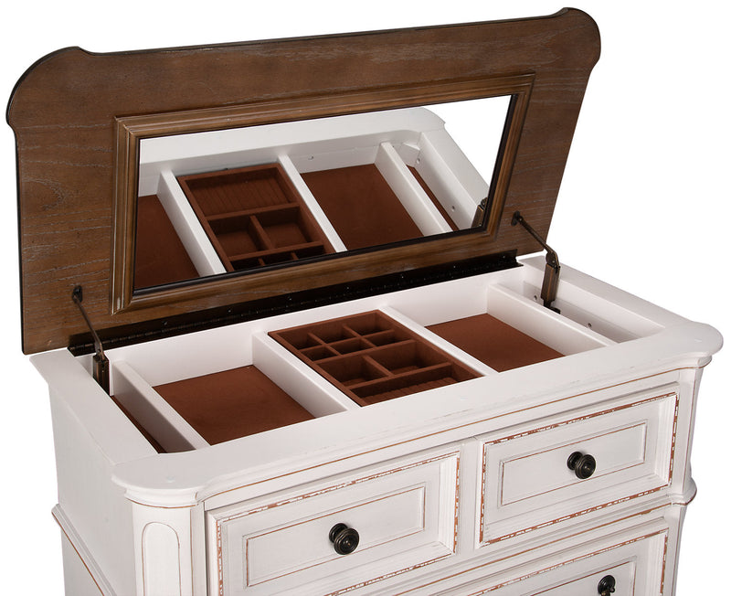 Grace Chest with Lift-Top - Antique White