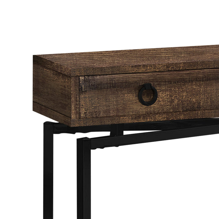 Harper Reclaimed Wood-Look Sofa Table - Brown