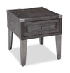 Hilla End Table - Dark Brown