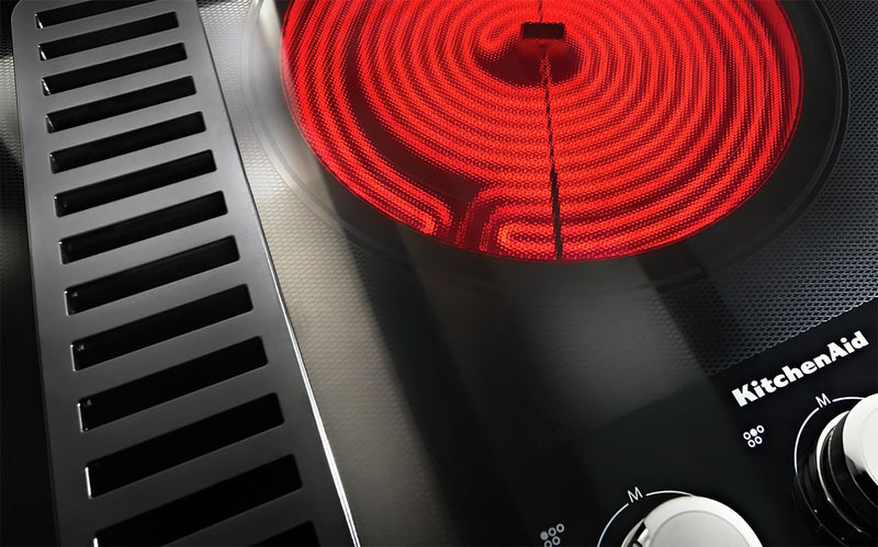 KitchenAid 36\" Electric Downdraft Cooktop - KCED606GSS