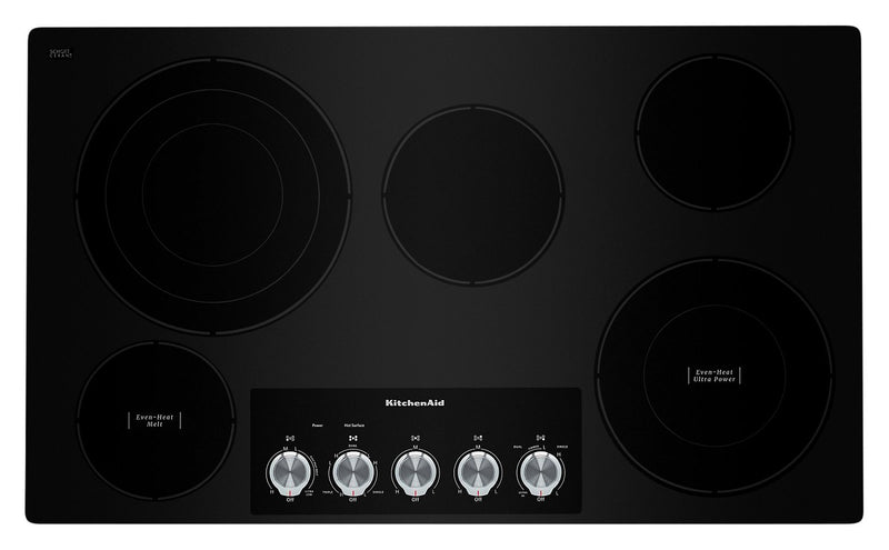 KitchenAid 36\" Electric Cooktop - KCES556HBL