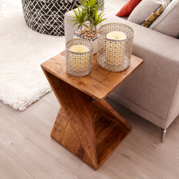 Kelso Side Table - Natural Wood