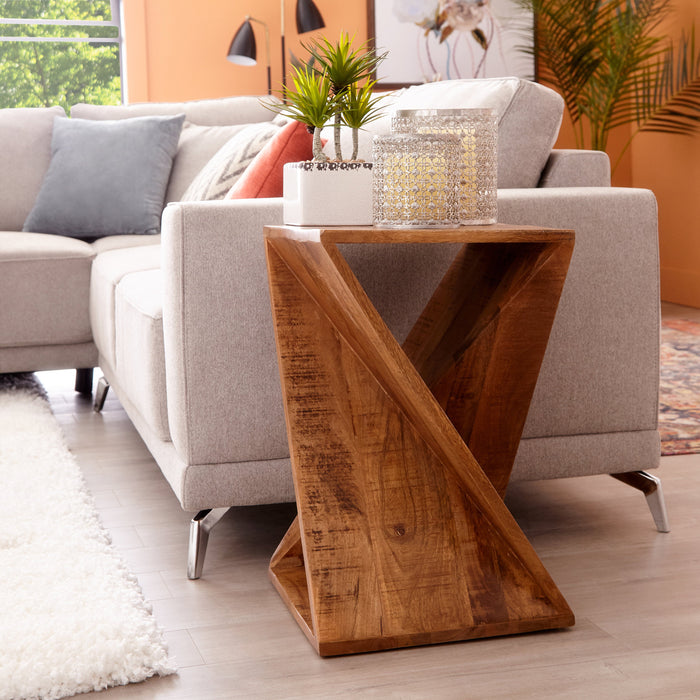 Kelso Side Table - Natural Wood