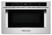 KitchenAid 1.2 Cu. Ft. Built-In Microwave with 950 Watts Cooking - Stainless Steel - KMBD104GSS 