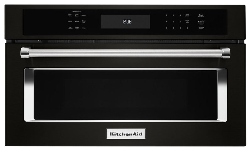 KitchenAid 30\" Built-In Microwave Oven with Convection Cooking - KMBP100EBS