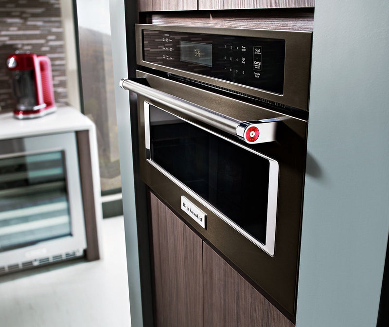 KitchenAid 30\" Built-In Microwave Oven with Convection Cooking - KMBP100EBS