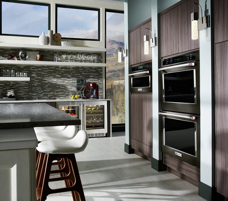 KitchenAid 30\" Built-In Microwave Oven with Convection Cooking - KMBP100EBS
