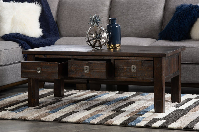 Kona Grove Coffee Table - Dark Coffee Bean
