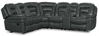 Andi Leather-Look Fabric Chair - Grey