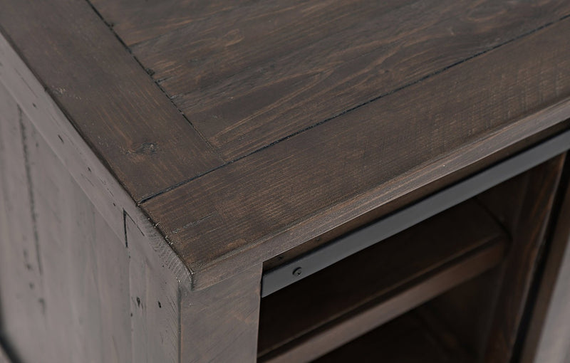 Madison 60\" Barn Door TV Stand – Brown