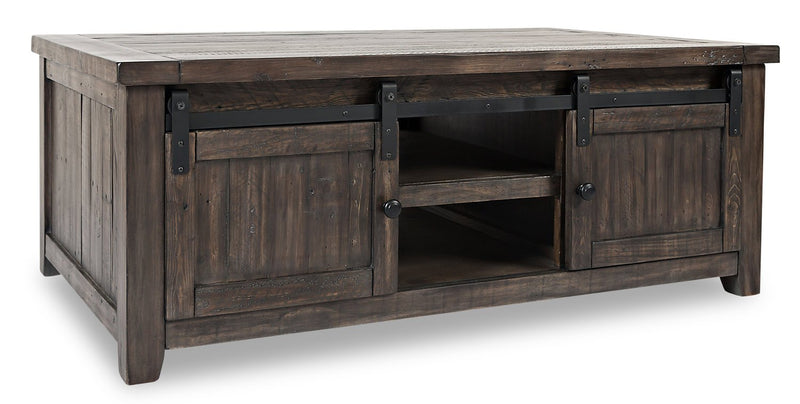 Madison Barn Door Coffee Table – Brown