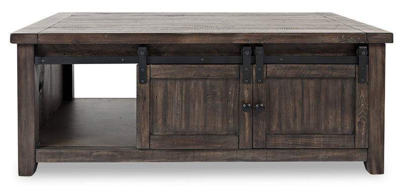 Madison Barn Door Coffee Table – Brown