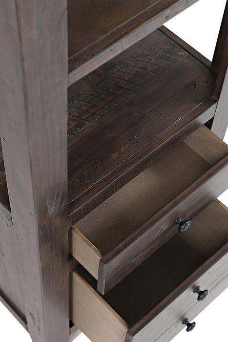 Madison Bookcase Pier – Brown