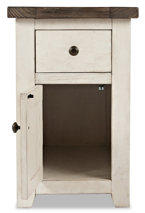 Madison Chairside Table – White