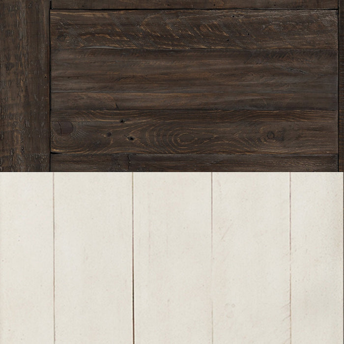 Madison Barn Door Coffee Table – White
