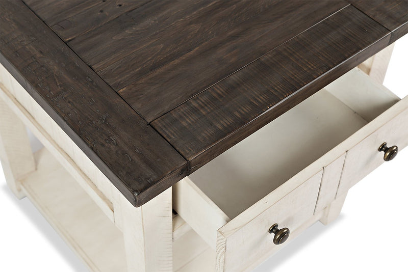 Madison End Table – White