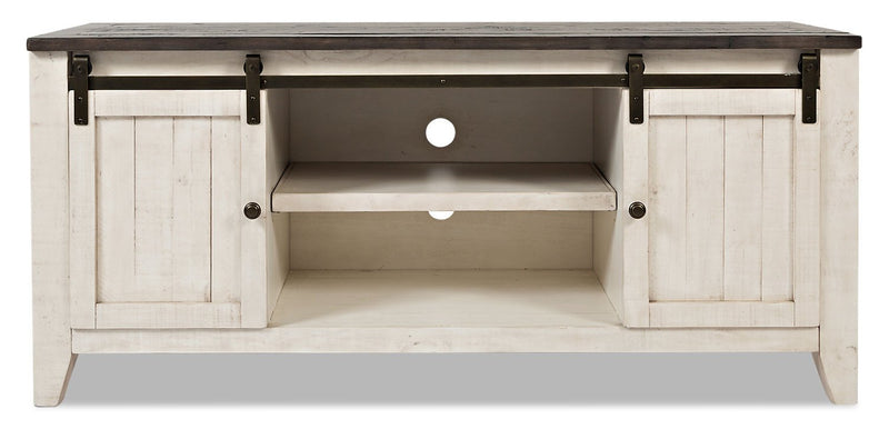 Madison 60\" Barn Door TV Stand – White