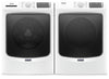 Maytag Front-Load 5.5 Cu. Ft. Washer with Extra Power and 7.3 Cu. Ft. Gas Steam Dryer – White