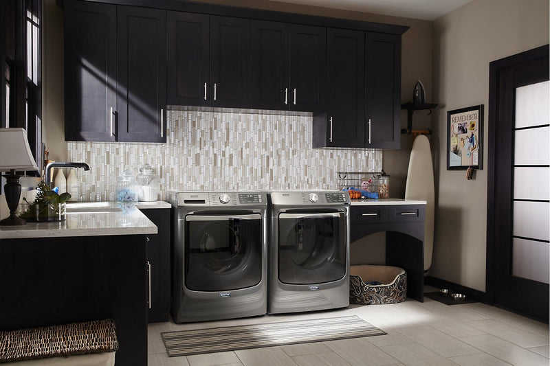 Maytag Front-Load 5.8 Cu. Ft. Smart Washer with Extra Power and 7.3 Cu. Ft. Electric Smart Dryer – Slate