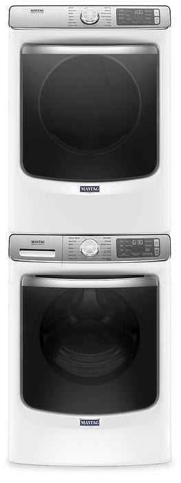 Maytag Front-Load 5.8 Cu. Ft. Smart Washer with Extra Power and 7.3 Cu. Ft. Electric Smart Dryer – White