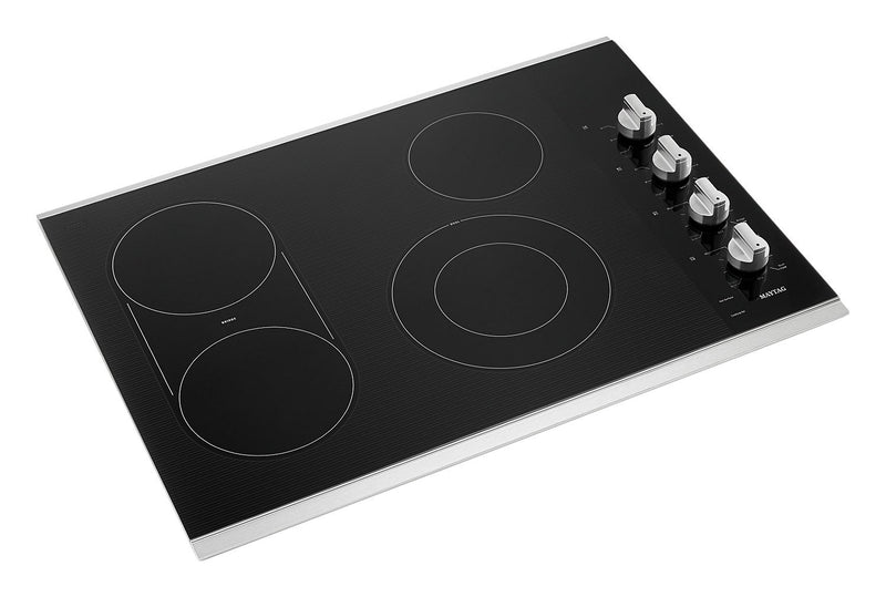 Maytag 30\" Electric Cooktop with Reversible Grill and Griddle - MEC8830HS