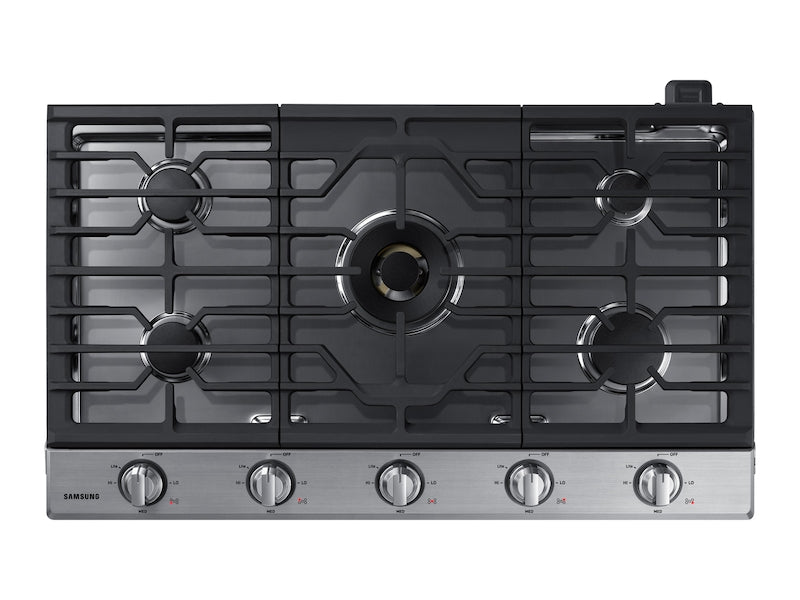 Samsung 36\" 5-Burner Gas Cooktop with Bluetooth - NA36N7755TS/AA
