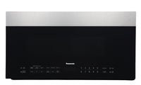 Panasonic 1.9 Cu. Ft. Over-the-Range Microwave with Frameless Smoked Glass Design and Powerful Exhau…