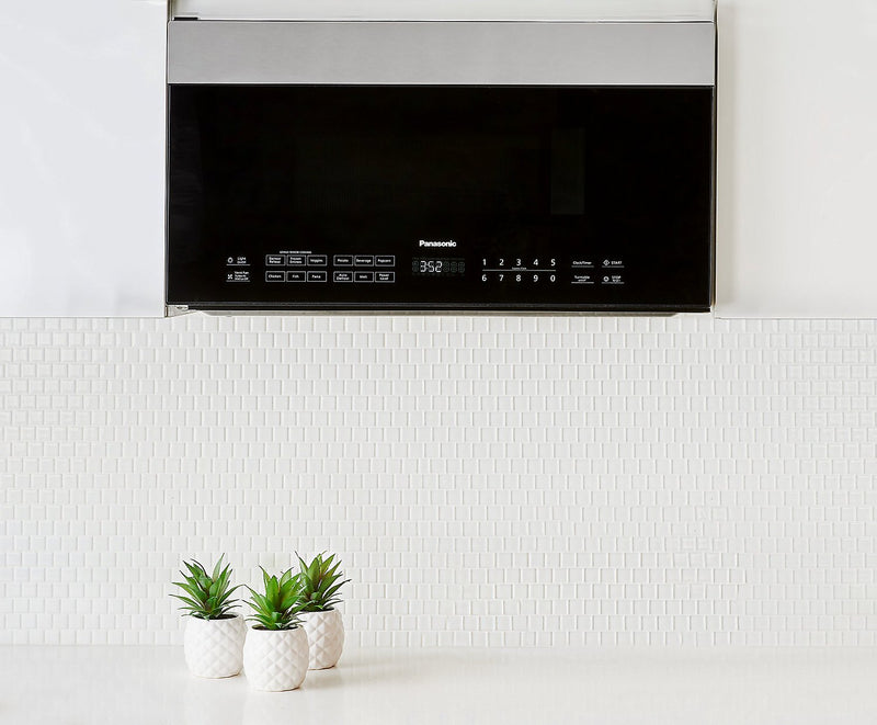 Panasonic 1.9 Cu. Ft. 400 CFM Over-the-Range Genius® Microwave - NN-SG158S