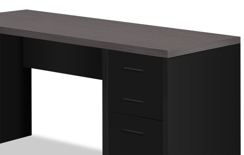 Orion Computer Desk with Tempered Glass