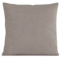 Designed2B Textured Polyester Accent Pillow - Plush Pewter
