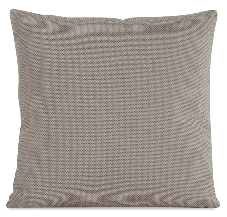 Designed2B Textured Polyester Accent Pillow - Plush Pewter