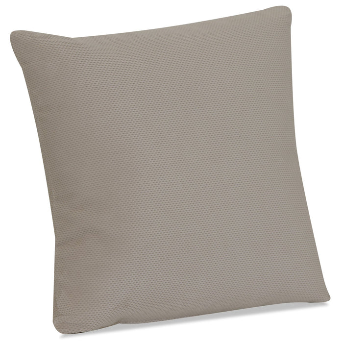 Designed2B Textured Polyester Accent Pillow - Plush Ecru