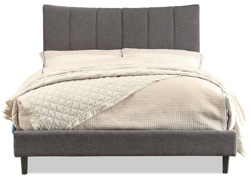Paseo King Platform Bed - Grey