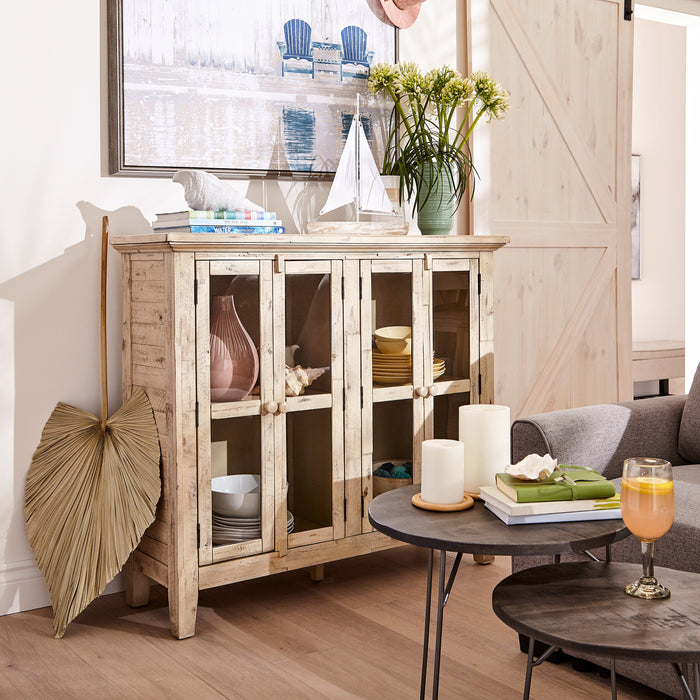 Rocco Large Accent Cabinet - Cream