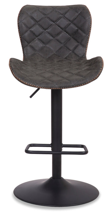 Seth Adjustable Bar Stool - Grey