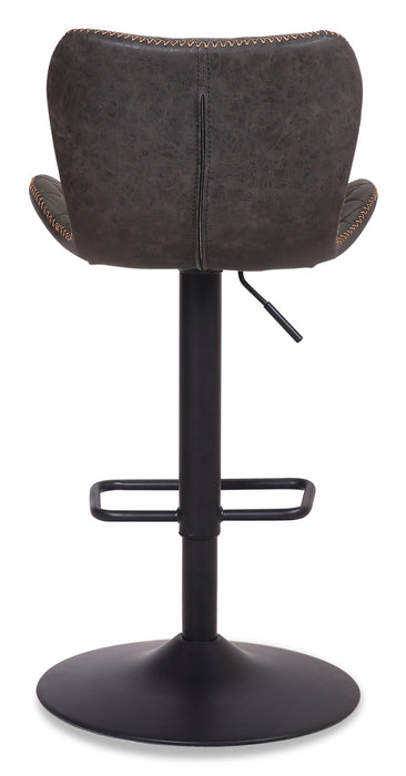Seth Adjustable Bar Stool - Grey