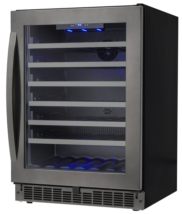 Danby 5.6 Cu. Ft. Black Stainless Steel Wine Cooler – SSWC056D1B-S