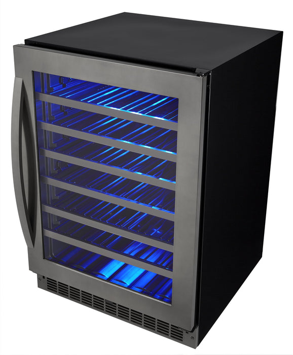Danby 5.6 Cu. Ft. Black Stainless Steel Wine Cooler – SSWC056D1B-S