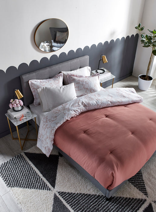 Tara Queen Bed – Grey
