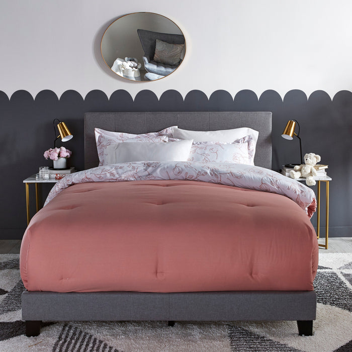Tara Queen Bed – Grey