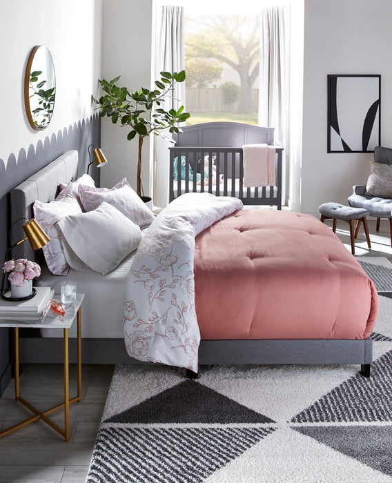 Tara Queen Bed – Grey