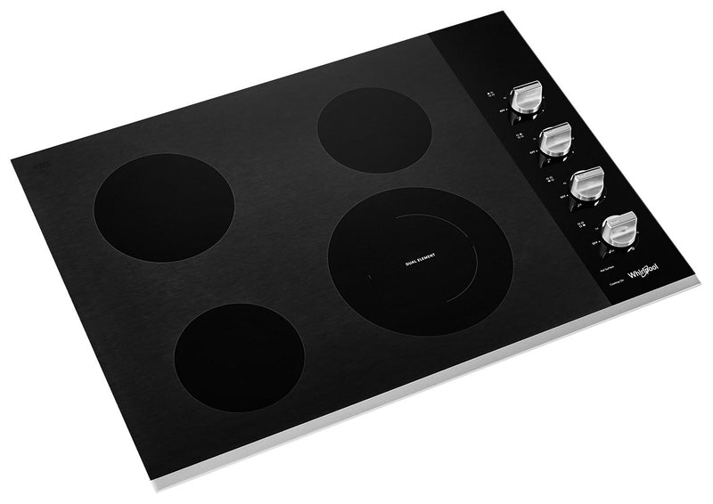 Whirlpool 30-Inch Electric Ceramic Glass Cooktop - WCE55US0HS