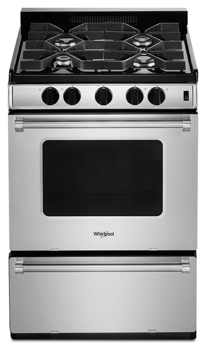 Whirlpool 24-Inch 3.0 Cu. Ft. Freestanding Gas Range - WFG500M4HS