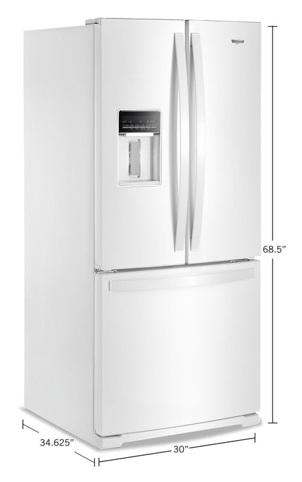 Whirlpool 20 Cu. Ft. French-Door Refrigerator - WRF560SEHW