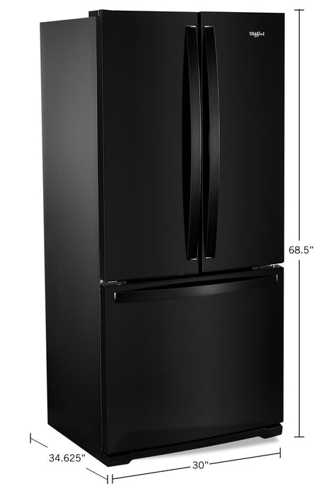 Whirlpool 20 Cu. Ft. Wide French-Door Refrigerator - WRF560SMHB