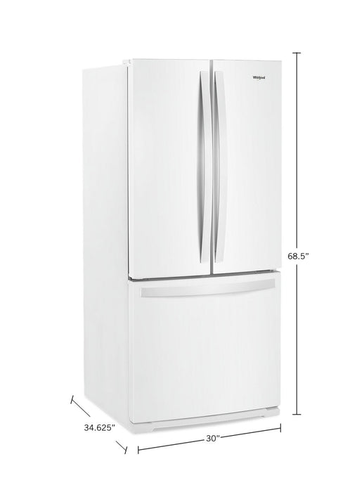 Whirlpool 20 Cu. Ft. French-Door Refrigerator - WRF560SFHW